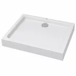 Almagro | 80x100x13,5 cm prostokątny, brodzik akrylowy z syfonem