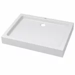 Almagro | 80x100x13,5 cm prostokątny, brodzik akrylowy z syfonem