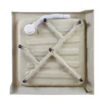 Almagro | 90x90x13,5 cm kwadratowy, brodzik akrylowy z syfonem