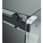 Milano | Duo Black kabina prysznicowa 80x120, 195cm, 8mm, NANO