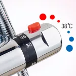 Tulle | zestaw prysznicowy z baterią termostatyczną