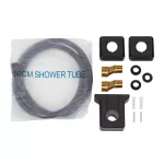 Tulle | Black zestaw prysznicowy z baterią termostatyczną