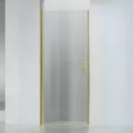 Madeira | Gold 80 drzwi prysznicowe uchylne, 190cm, 6mm, NANO