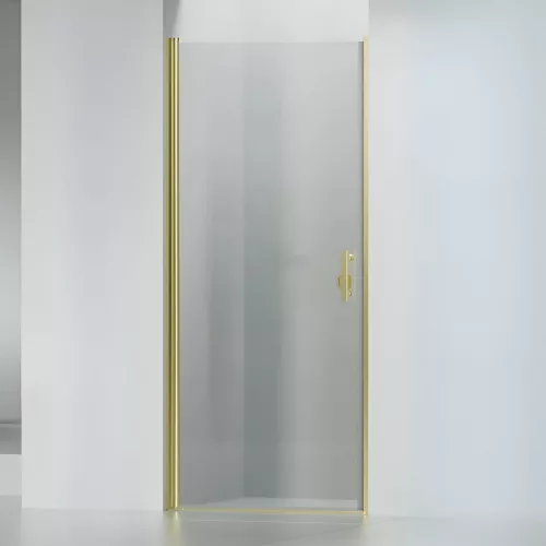 Madeira | Gold 90 drzwi prysznicowe uchylne, 190cm, 6mm, NANO