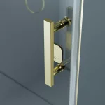 Madeira | Gold 90 drzwi prysznicowe uchylne, 190cm, 6mm, NANO