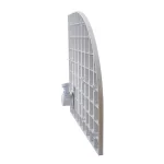 Cagliari | White 90x90x2,6 cm półokrągły, brodzik SMC z syfonem