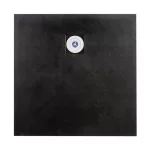 Cagliari | Black 80x80x2,6 cm kwadratowy, brodzik SMC z syfonem