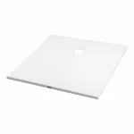 Cagliari | White 80x80x2,6 cm kwadratowy, brodzik SMC z syfonem