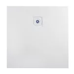 Cagliari | White 80x80x2,6 cm kwadratowy, brodzik SMC z syfonem