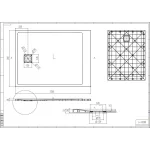 Cagliari | White 90x120x2,6 cm prostokątny, brodzik SMC z syfonem
