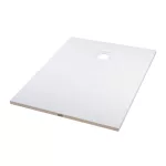 Cagliari | White 90x120x2,6 cm prostokątny, brodzik SMC z syfonem