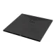 Cagliari | Black 90x90x2,6 cm kwadratowy, brodzik SMC z syfonem