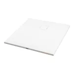 Cagliari | White 90x90x2,6 cm kwadratowy, brodzik SMC z syfonem