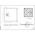 Cagliari | White 90x90x2,6 cm kwadratowy, brodzik SMC z syfonem