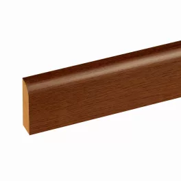 W-STEP | listwa przypodłogowa do paneli laminowanych, dąb ciemny, 2400x60x15 mm