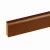 W-STEP | listwa przypodłogowa do paneli laminowanych, dąb ciemny, 2400x60x15 mm