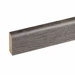 W-STEP | listwa przypodłogowa do paneli laminowanych, dąb biały, 2400x60x15 mm