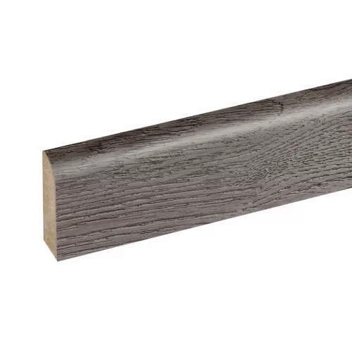 W-STEP | listwa przypodłogowa do paneli laminowanych, dąb biały, 2400x60x15 mm
