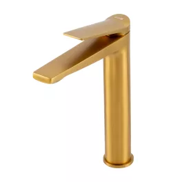 Tropez | Gold bateria umywalkowa wysoka