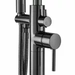Korfu | Gun Grey bateria wannowa wolnostojąca