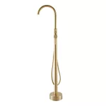 Korfu | Rose Gold bateria wannowa wolnostojąca