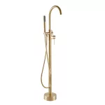 Korfu | Rose Gold bateria wannowa wolnostojąca