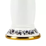 Izmir | White & Gold bateria umywalkowa retro