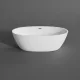 OVAL | wanna wolnostojąca, biała, 180x80x58 cm