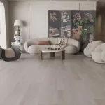 W-STEP | panele winylowe SPC, dąb szary, 1220x183x5 mm