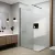 Walk-in | Black ścianka prysznicowa, szkło matowe 120, 200cm, 8mm, NANO