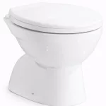 EUROPA | miska WC stojąca lejowa, ceramiczna, biała, odpływ pionowy