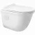 FRANKFURT | miska WC wisząca lejowa z deską slim, ceramiczna, biała
