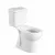 OSLO | WC kompakt lejowy ze spłuczką, odpływ pionowy, ceramiczny, biały