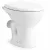 CORI | miska WC stojąca lejowa, ceramiczna, biała, odpływ poziomy