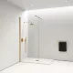 Walk-in | Gold ścianka prysznicowa 90, 200cm, 8mm, NANO