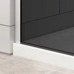 Walk-in | Chrome ścianka prysznicowa, szkło dymione 110, 200cm, 8mm, NANO