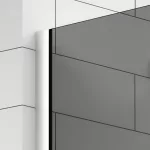 Walk-in | Chrome ścianka prysznicowa, szkło dymione 90, 200cm, 8mm, NANO