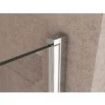 Westy | 100 drzwi prysznicowe uchylne dwuskrzydłowe, 195cm, 6mm, NANO