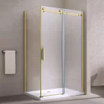 Milano | Duo Gold kabina prysznicowa 80x120, 195cm, 8mm, NANO