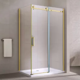 Milano | Duo Gold kabina prysznicowa 80x120, 195cm, 8mm, NANO