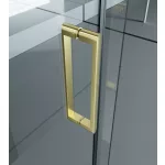 Milano | Duo Gold kabina prysznicowa 80x120, 195cm, 8mm, NANO