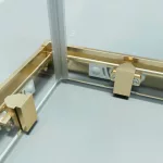 Motril | Gold kabina prysznicowa 80x80 190cm, 6mm, NANO