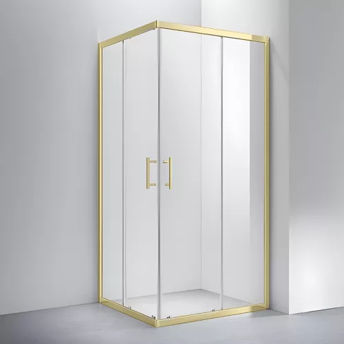 Motril | Gold kabina prysznicowa 90x90, 190cm, 6mm, NANO