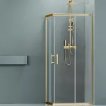 Motril | Gold kabina prysznicowa 90x90, 190cm, 6mm, NANO