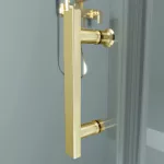 Rubio | Gold kabina prysznicowa 100x100, 195cm, 6mm, NANO