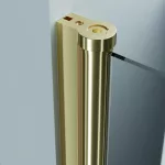 Westy | Gold 100 drzwi prysznicowe uchylne dwuskrzydłowe, 195cm, 6mm, NANO