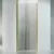Westy | Gold 110 drzwi prysznicowe uchylne dwuskrzydłowe, 195cm, 6mm, NANO
