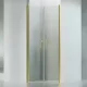 Westy | Gold 120 drzwi prysznicowe uchylne dwuskrzydłowe, 195cm, 6mm, NANO