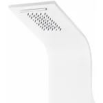 Verona | White panel prysznicowy termostatyczny, stal nierdzewna, LED