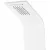 Verona | White panel prysznicowy termostatyczny, stal nierdzewna, LED
